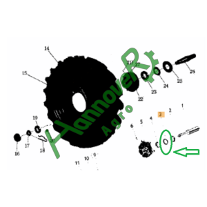 Кільце гумове Kverneland KK011166